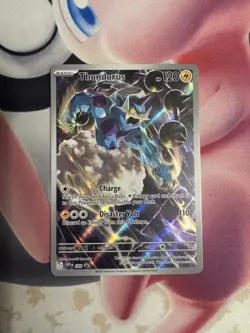 Pokemon TCG Black Bolt Thundurus Full Art Illustration Rare Promo 209 NM/Mint - Image 1