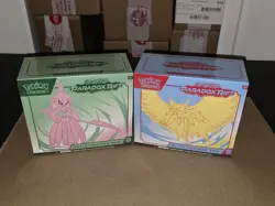 SET of 2 Pokemon TCG Paradox Rift Elite Trainer Box (ETB) NEW Factory Sealed - Image 1