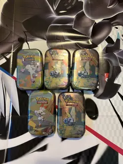 Pokemon TCG: 5 Galar Pals Complete Mini Tin Set - Image 1
