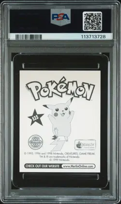 PSA 8 NM/MT 1999 MERLIN POKEMON S35 JESSIE-PRISM - Image 2