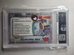 2000 Topps Chrome Pokemon TV Animation Edition Wartortle #8 PSA 7 Graded - Image 4