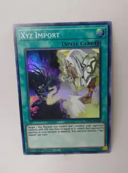 YU-GI-OH! Xyz Import. MP21-EN208. 1st Edition Super Rare Card. TCG CCG Yugioh - Image 1