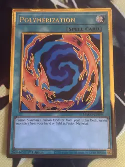Yugioh: Polymerization MAGO-EN044 Gold Rare 1st Edition NM - Image 1