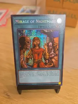 Yugioh! Mirage of Nightmare Prismatic Secret Rare 1st Edition Speed Duel LP/NM - Image 1