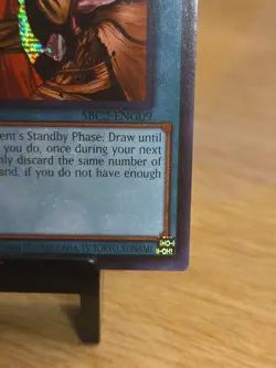 Yugioh! Mirage of Nightmare Prismatic Secret Rare 1st Edition Speed Duel LP/NM - Image 4