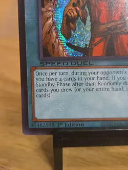 Yugioh! Mirage of Nightmare Prismatic Secret Rare 1st Edition Speed Duel LP/NM - Image 5