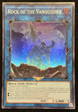 YUGIOH ROCK OF THE VANQUISHER ASIA ENGLISH EDITION CR02-AE132 SUPER RARE NM - Image 1