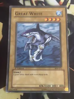 Yugioh: Great White - SDY-041 - Common - 1st Edition - HP - Image 1