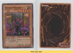 Poison Mummy YuGiOh Pharaonic Guardian #PGD-016 2003 READ 2u3 - Image 3