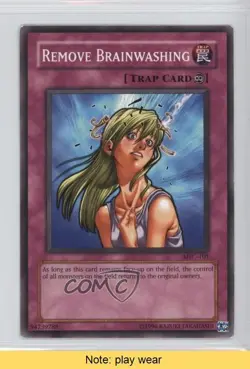 Remove Brainwashing Unlimited YuGiOh Magician's Force #MFC-101 2003 READ 2u3 - Image 1