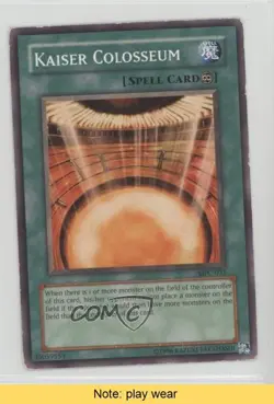 Kaiser Colosseum Unlimited YuGiOh Magician's Force #MFC-031 2003 READ n1u - Image 1