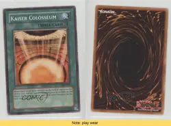 Kaiser Colosseum Unlimited YuGiOh Magician's Force #MFC-031 2003 READ n1u - Image 3