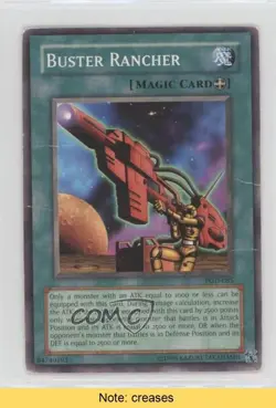 Buster Rancher YuGiOh Pharaonic Guardian #PGD-085 2003 READ 7qw - Image 1