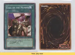 Call of the Mummy YuGiOh Pharaonic Guardian #PGD-038 2003 READ 2u3 - Image 3