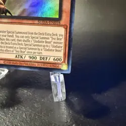 YuGiOh Test Bear 1st Edition SUDA-EN018 Super Rare - MN - Image 5