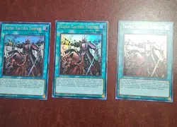 Yugioh - 3x Triple Tactics Thrust RA03-EN072 Ultra Rare 1st Edition NEAR MINT - Image 1
