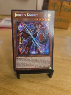 Yugioh SBC2-ENA05 Joker's Knight Prismatic Secret Rare 1st Edition NM/LP - Image 1