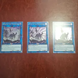 YUGIOH! 3x Rock Of The Vanquisher Ultimate Rare OP24-EN002 Yugioh NEAR MINT - Image 1