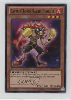 Battlin' Boxer Rabbit Puncher Unlimited YuGiOh Shadow Specters #SHSP-EN007 0hr - Image 1