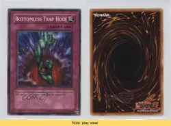 Bottomless Trap Hole 1st Ed. YuGiOh The Dark Emperor Structure Deck READ 2r7 - Image 3