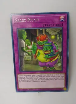 YU-GI-OH! Sales Pitch. MP21-EN030. 1st Edition Rare Trap Card. TCG CCG Yugioh - Image 1