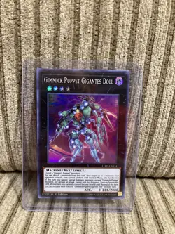 Yugioh Gimmick Puppet Gigantes Doll LED5 EN034 Super Rare 1st ED - Image 1