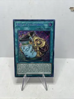 *** POT OF PROSPERITY *** 1ST EDITION ORIGINAL SECRET RARE BLVO-EN065 YUGIOH! - Image 1