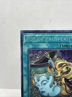 *** POT OF PROSPERITY *** 1ST EDITION ORIGINAL SECRET RARE BLVO-EN065 YUGIOH! - Image 2