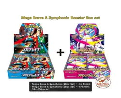 Pokemon Card Mega Brave & Symphonia Booster Box set M1L M1S Japanese - Image 1