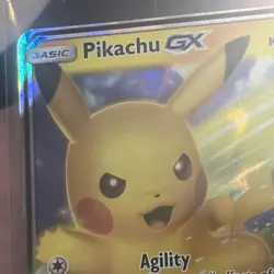Pokemon Card Promo #SM232 - PIKACHU GX (holo-foil) - NM/Mint - Image 3
