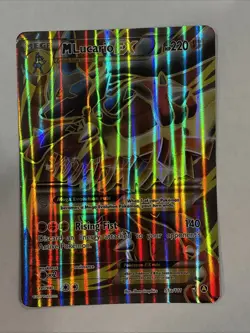 Pokemon TCG Jumbo M Lucario EX Promo Card 55a/111 - Image 1