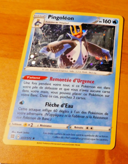 POKEMON CARD PROMO HOLO CARTE PINGOLEON 037/172 PROMO FR JCC NM 2022 - Image 1