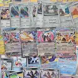 Pokemon TCG 150 Card Lot ex, Reverse Holo, Rares Clean & Sleeved! Surging Sparks - Image 2