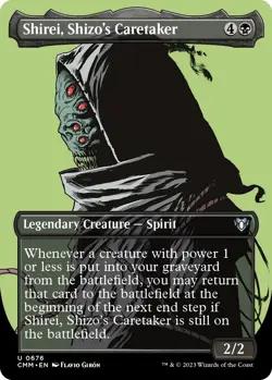 Shirei, Shizo's Caretaker (Borderless) - 676 / English / Near Mint MTG - Image 1