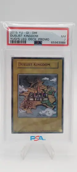 2015 Yugioh Duelist Kingdom Promo Card Ultra Rare PSA 7 NM Legendary Deck - Image 2