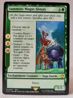 Summon: Magus Sisters - FIC 0071 NM - MTG Magic - Image 1