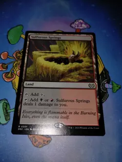 Sulfurous Springs - dragonshull summit - blackcleave cliffs- NM Rare MTG OTJ - Image 2