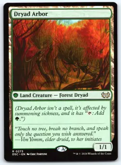 Dryad Arbor - Duskmourn House of Horror - MTG - Magic - Near Mint - Image 1