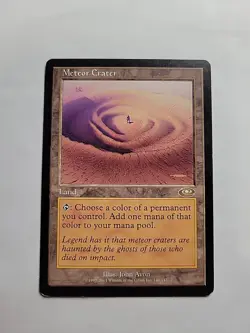 MTG - Meteor Crater _ Planeshift Regular Rare #140 - Image 1