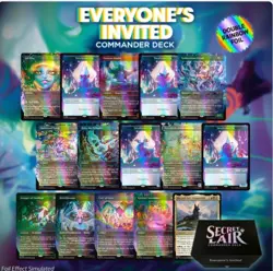 MTG Secret Lair Commander Deck - Everyone's Invited - SEALED - Image 1