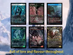 Alien Commander EDH Deck - 100 Custom MTG Cards - High Quality w/ Box - Image 3