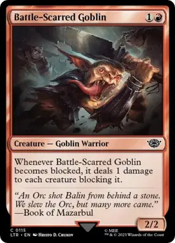 Battle-Scarred Goblin - 115 / English / Near Mint MTG - Image 1