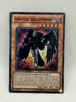 Yugioh! Blackwing - Sirocco the Dawn - Super Rare - AC11-DE013 - German - NM - Image 1