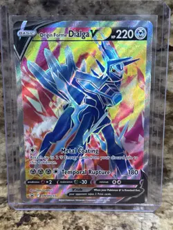 Pokemon Sword & Shield #SWSH255 Origin Forme Dialga V Black Star Promo 2022 NM+ - Image 1
