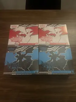 Pokemon Black Bolt & White Flare Elite Trainer Box ETB Set Of 4 Sealed - Image 1