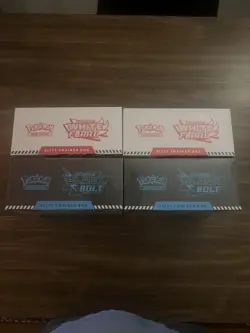 Pokemon Black Bolt & White Flare Elite Trainer Box ETB Set Of 4 Sealed - Image 2