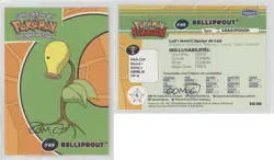 Bellsprout Danone Pokemon Stadium Tips #34 2000 d8k - Image 3