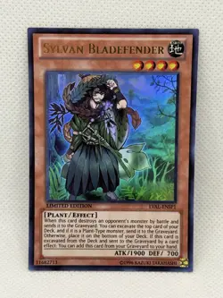 Yugioh! Sylvan Bladefender - LVAL-ENSP1 - Ultra Rare - Limited Edition - NM - Image 1