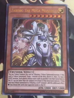 Yugioh: Zaborg the Mega Monarch DUPO-EN079 Ultra Rare Unlimited NM - Image 1