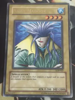 Yugioh: Aqua Madoor - LOB-027 - Rare - Unlimited - MP - Image 1